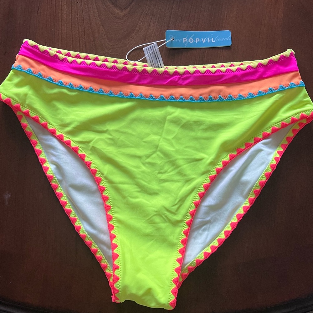 Popvil Neon Yellow Bikini Bottom